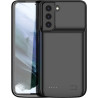 ELLENNE Coque fine avec batterie intégrée pour Samsung S21+ Plus 5 000 mAh | Coque avec batterie intégrée pour Samsung S20 S21 S