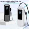 Silic ive Coque pour Anker Zolo Power Bank 25000mAh, Coque de sécurité pour chargeur portable 165W avec design antichoc (Noir)