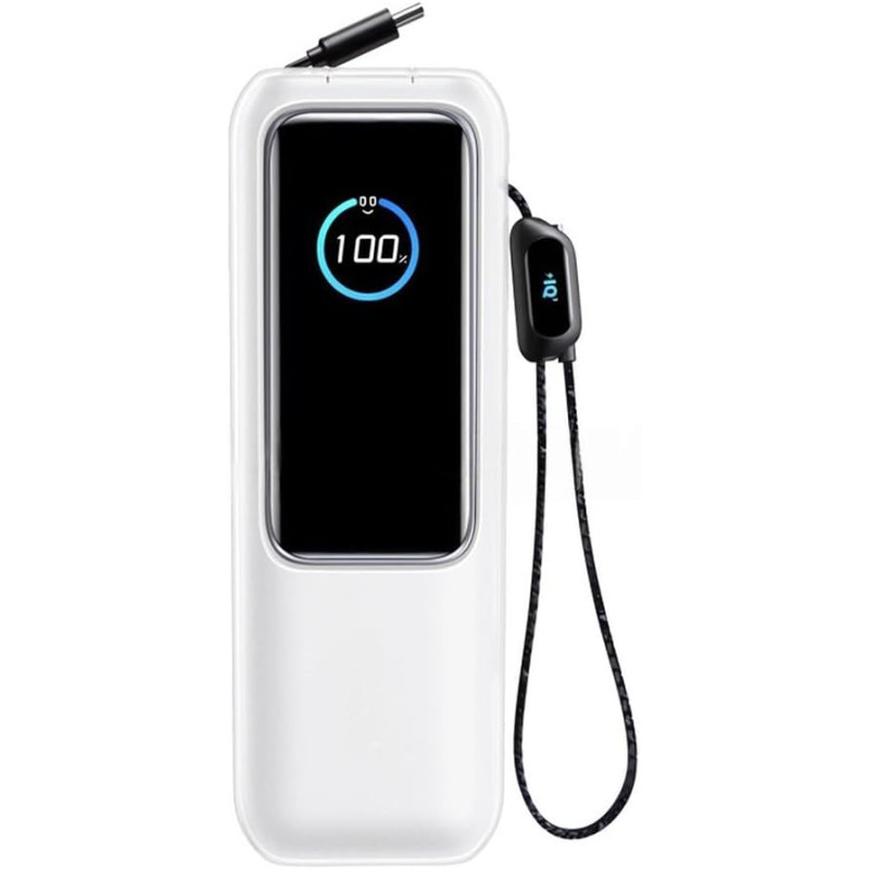 Silic ive Coque pour Anker Zolo Power Bank 25000mAh, Coque de sécurité pour chargeur portable 165W avec design antichoc (Transpa