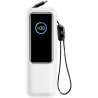 Silic ive Coque pour Anker Zolo Power Bank 25000mAh, Coque de sécurité pour chargeur portable 165W avec design antichoc (Transpa