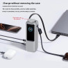 Silic ive Coque pour Anker Zolo Power Bank 25000mAh, Coque de sécurité pour chargeur portable 165W avec design antichoc (Transpa