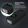 kwmobile Coque Compatible avec Anker Prime Power Bank 26250mAh 300W Coque - Housse de Protection en Silicone pour Power Bank Bat