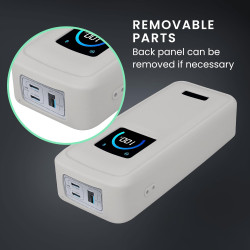kwmobile Coque Compatible avec Anker Prime Power Bank 26250mAh 300W Coque - Housse de Protection en Silicone pour Power Bank Bat