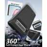 Coque de protection pour Samsung Galaxy S10 - 6000 mAh - Fin et rechargeable - Étui de chargement de batterie de secours - Coque