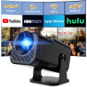 [app intégrée] vidéoprojecteur 4k 1080p, mini projecteur portable wifi 6 et bleutooth 5.4, projecteur full hd 1080p auto keyston