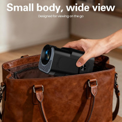 [app intégrée] vidéoprojecteur 4k 1080p, mini projecteur portable wifi 6 et bleutooth 5.4, projecteur full hd 1080p auto keyston