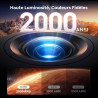 Videoprojecteur 4k【vidaa os | 2000 ansi | dolby audio 40w】 toptro retroprojecteur 4k supporté, auto focus/keystone, contrôle voc
