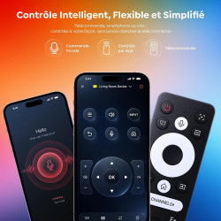 Videoprojecteur 4k【vidaa os | 2000 ansi | dolby audio 40w】 toptro retroprojecteur 4k supporté, auto focus/keystone, contrôle voc