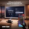 Videoprojecteur 4k【vidaa os | 2000 ansi | dolby audio 40w】 toptro retroprojecteur 4k supporté, auto focus/keystone, contrôle voc