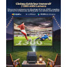 Vidéoprojecteur 4k【google tv/36w speaker/1300 ansi】 rétroprojecteur home cinéma 4k auto focus/keystone rotatif 360°, courte foca