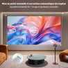[app intégrée] mini projecteur portable wifi 6 et bleutooth 5.4, 480 ansi lumens, vidéoprojecteur 1080p et décodage 4k, projecte