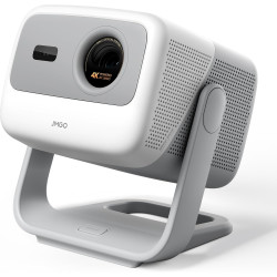 JMGO New N1S 4K Mini Videoprojecteur, Triple Laser, 1700 ISO Lumens, Gimbal Instantané Autofocus, GTV, Netflix, 110% BT.2020, HD