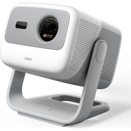 JMGO New N1S 4K Mini Videoprojecteur, Triple Laser, 1700 ISO Lumens, Gimbal Instantané Autofocus, GTV, Netflix, 110% BT.2020, HD