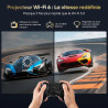 Nouveau videoprojecteur google tv 2026 avec applications intégrées, résolution native 1080p et 4k compatible, wi-fi 6 et bleutoo