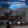 Videoprojecteur【app intégrée & auto keystone】android 14, retroprojecteur portable courte focale wifi 6 bleutooth 5.4 avec rotati