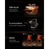 XGIMI Elfin Flip 4K Videoprojecteur Portable, RGB Triple Laser Home Cinéma | 1600 Lumens ISO, Compatible avec Google TV & Netfli