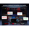 Vidéoprojecteur 4k【1600 ansi | compatible netflix | dolby 36w】toptro x9 rétroprojecteur 4k supporté fhd 1080p natif, auto focus/