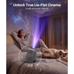 Magcubic videoprojecteur 4k【compatible with netflix】1080p supporte 600 ansi | projecteur auto focus & correction trapèze auto, w