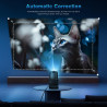 Vidéoprojecteur, upgraded 4k fhd mini projecteur avec wifi 6 bleutooth 5.4, correction trapézoïdale, portable projecteur avec an