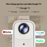 Formovie xming episode 2 projecteur avec google tv, mini projecteur 1080p full hd, prise en charge 4k, wi-fi, bleutooth, dolby a
