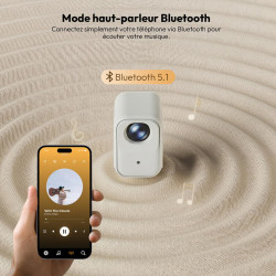 Formovie xming episode 2 projecteur avec google tv, mini projecteur 1080p full hd, prise en charge 4k, wi-fi, bleutooth, dolby a