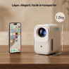 Formovie xming episode 2 projecteur avec google tv, mini projecteur 1080p full hd, prise en charge 4k, wi-fi, bleutooth, dolby a