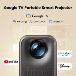 Formovie xming page two projecteur avec google tv, 1080p, 4k pris en charge, wifi & bleutooth, dolby audio, memc, global dimming
