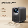 Formovie xming page two projecteur avec google tv, 1080p, 4k pris en charge, wifi & bleutooth, dolby audio, memc, global dimming