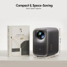 Formovie xming page two projecteur avec google tv, 1080p, 4k pris en charge, wifi & bleutooth, dolby audio, memc, global dimming