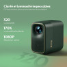 Formovie videoprojecteur 4k,【focus électrique】 xming page one wifi bleutooth retroprojecteur, 30000 lux, projecteur video 1080p 