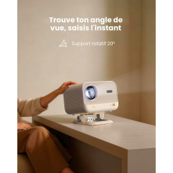 Vidéoprojecteur yaber projector prêt pour netflix【certifié sgs】 projecteur lumineux, jbl dual 8w dolby audio, mise au point auto