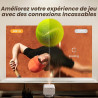 [licence netflix/son par jbl] yaber l2 plus projecteur avec wifi et bleutooth, projecteur natif 1080p 4k, mise au point automati