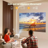 [licence netflix/son par jbl] yaber l2 plus projecteur avec wifi et bleutooth, projecteur natif 1080p 4k, mise au point automati