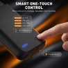 Coque de batterie pour iPhone 13 Pro Max/14 Pro Max/12 Pro Max/14Plus, étui de charge portable de voyage ultra fin, mise à nivea