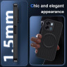 Coque pour A6/A6S/A6K 4G/5G pour MagSafe, Anti Choc Et Anti Rayures, Côtés Antidérapants, Boutons Précis, Design Fibre De Carbon