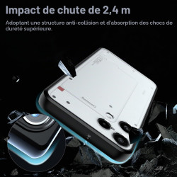 Transparente Coque pour Nothing Phone 3A Lite, Dos Transparent, Couleur d'origine + Antichoc – Coque Ultra Fine et Tendance pour