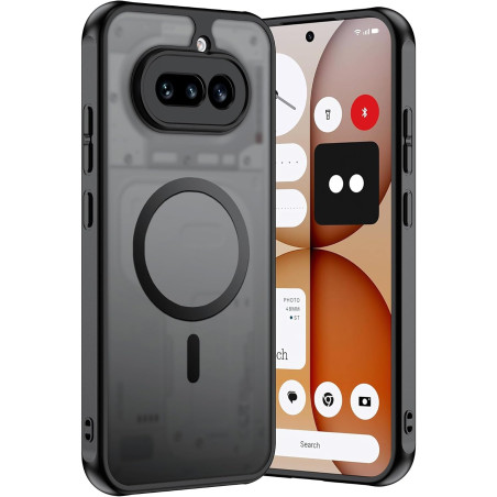 Coque pour Nothing Phone 4a avec Aimant Intégré, Protection Anti-Choc et Anti-Rayure, Design Antidérapant - Housse Magnétique po