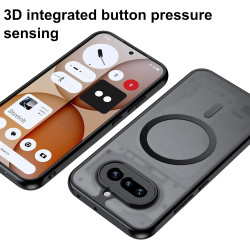 Coque pour Nothing Phone 4a avec Aimant Intégré, Protection Anti-Choc et Anti-Rayure, Design Antidérapant - Housse Magnétique po