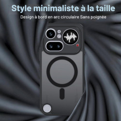 Coque pour Nothing Phone 4a Pro avec Aimant Intégré, Protection Anti-Choc et Anti-Rayure, Design Antidérapant - Housse Magnétiqu