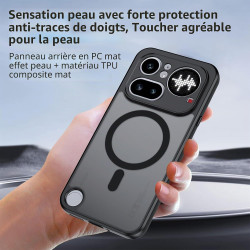 Coque pour Nothing Phone 4a Pro avec Aimant Intégré, Protection Anti-Choc et Anti-Rayure, Design Antidérapant - Housse Magnétiqu