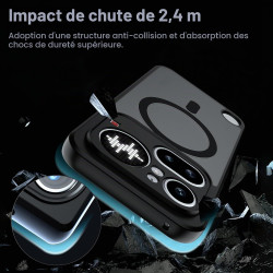 Coque pour Nothing Phone 4a Pro avec Aimant Intégré, Protection Anti-Choc et Anti-Rayure, Design Antidérapant - Housse Magnétiqu