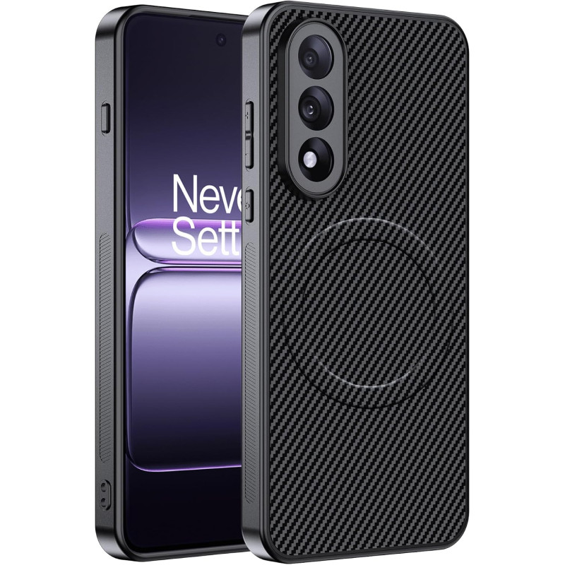 Coque pour OnePlus Nord 5 avec Aimant Intégré, Protection Anti-Choc et Anti-Rayure, Design Antidérapant - Housse Magnétique pour