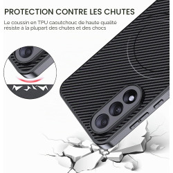 Coque pour OnePlus Nord 5 avec Aimant Intégré, Protection Anti-Choc et Anti-Rayure, Design Antidérapant - Housse Magnétique pour