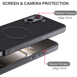 Coque pour OnePlus Nord CE5 avec Aimant Intégré, Protection Anti-Choc et Anti-Rayure, Design Antidérapant - Housse Magnétique po