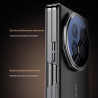 Coque pour Honor Magic V6, Étui Flip en Cuir Premium avec Fenêtre Intelligente, Réveil/Veille Auto, Fonction Support, Protection