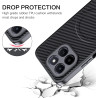 Coque pour Honor X6C avec Aimant Intégré, Protection Anti-Choc et Anti-Rayure, Design Antidérapant - Housse Magnétique pour Hono