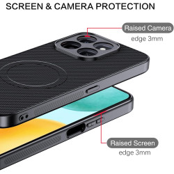 Coque pour Honor X6C avec Aimant Intégré, Protection Anti-Choc et Anti-Rayure, Design Antidérapant - Housse Magnétique pour Hono