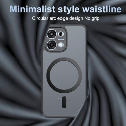 Coque pour Oppo A6 Pro 5G avec Aimant Intégré, Protection Anti-Choc et Anti-Rayure, Design Antidérapant - Housse Magnétique pour
