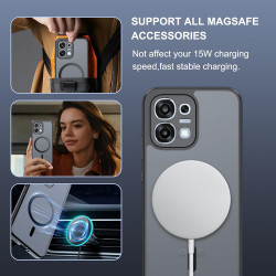 Coque pour Oppo A6 Pro 5G avec Aimant Intégré, Protection Anti-Choc et Anti-Rayure, Design Antidérapant - Housse Magnétique pour