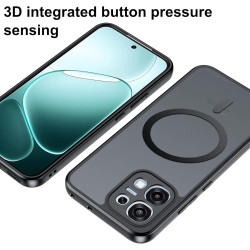 Coque pour Oppo A6 Pro 5G avec Aimant Intégré, Protection Anti-Choc et Anti-Rayure, Design Antidérapant - Housse Magnétique pour